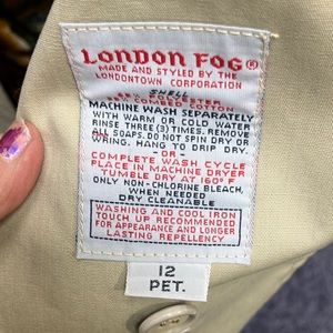 London Fog Trench Coat